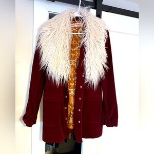 FREE PEOPLE 🌼 Lady Lane Faux Fur Coat